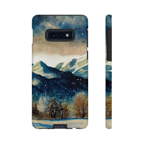 Snowy Colorado Rocky Mountains - Impact Resistant Phone Case Samsung Galaxy S10E Matte